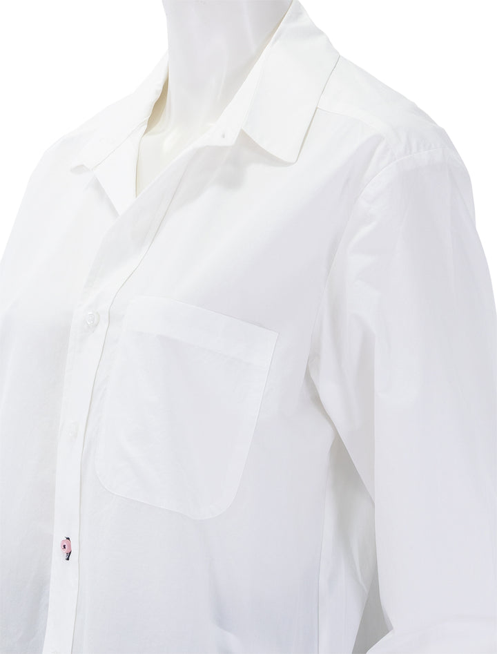 the men's shirt in optic white