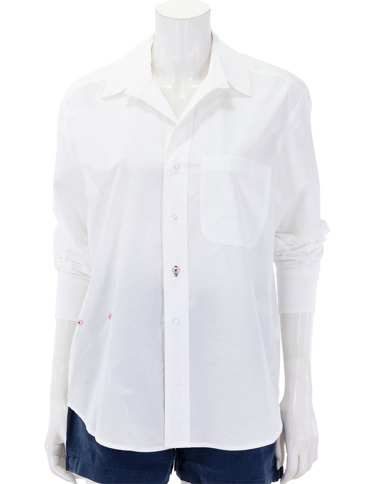 the men's shirt in optic white