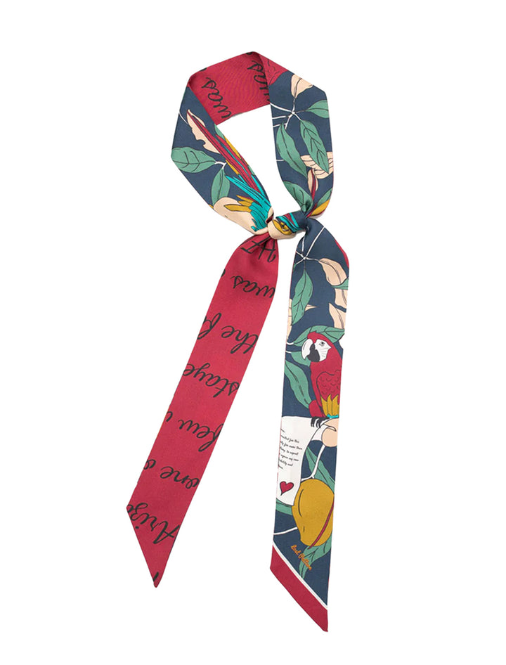 el amor silk skinny scarf