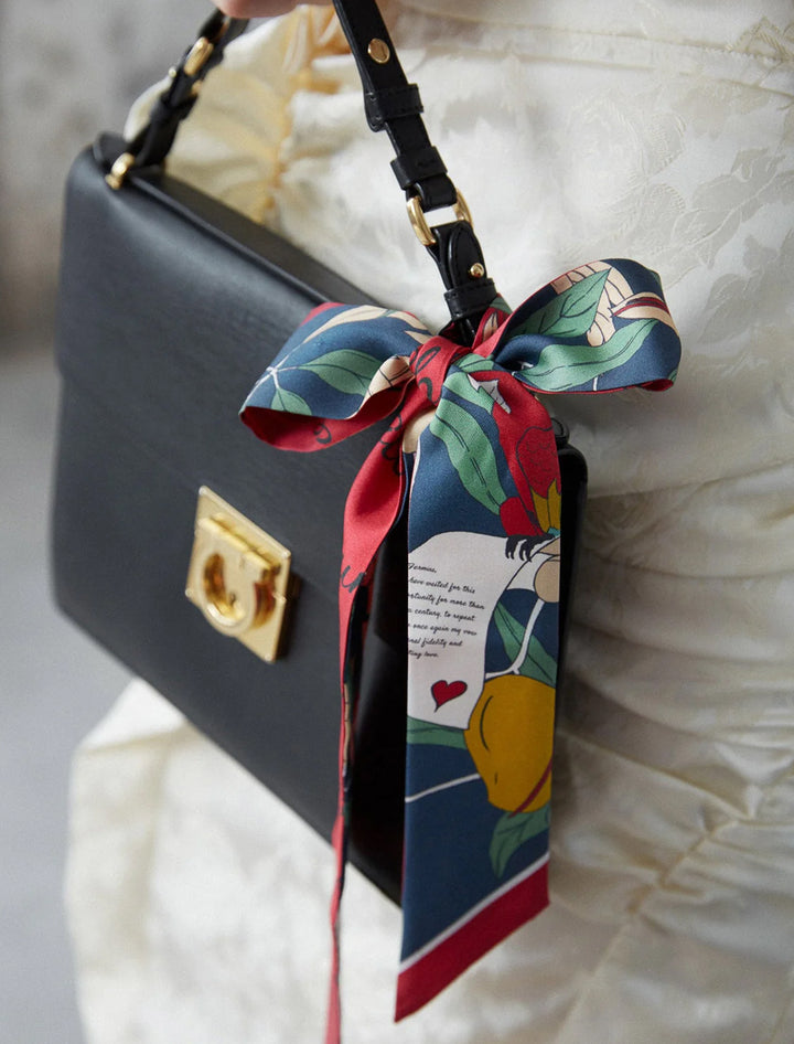 el amor silk skinny scarf