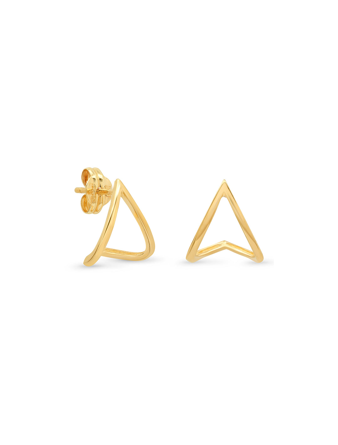 14k gold ear huggies