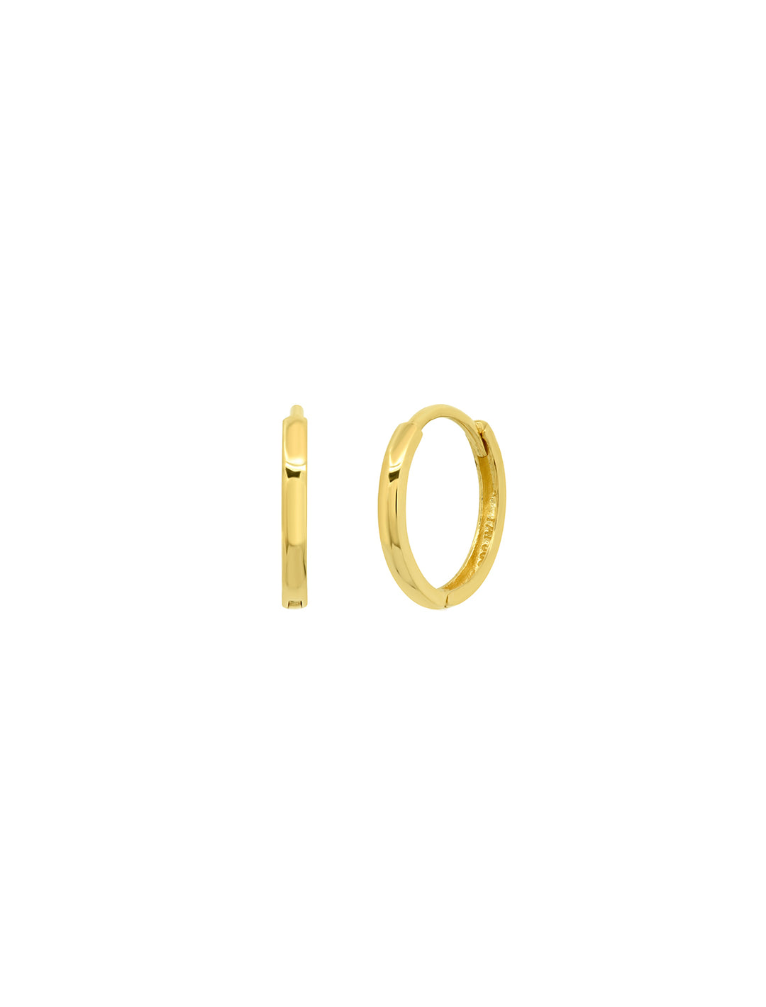12mm gold huggies