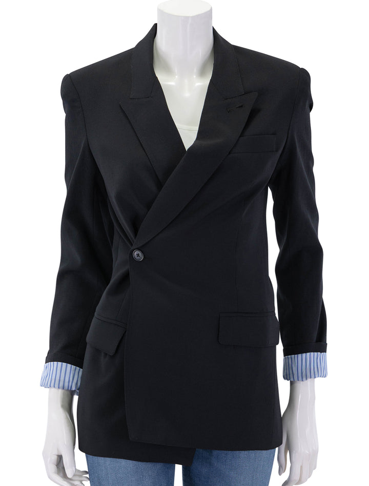 smythe collab wrap blazer