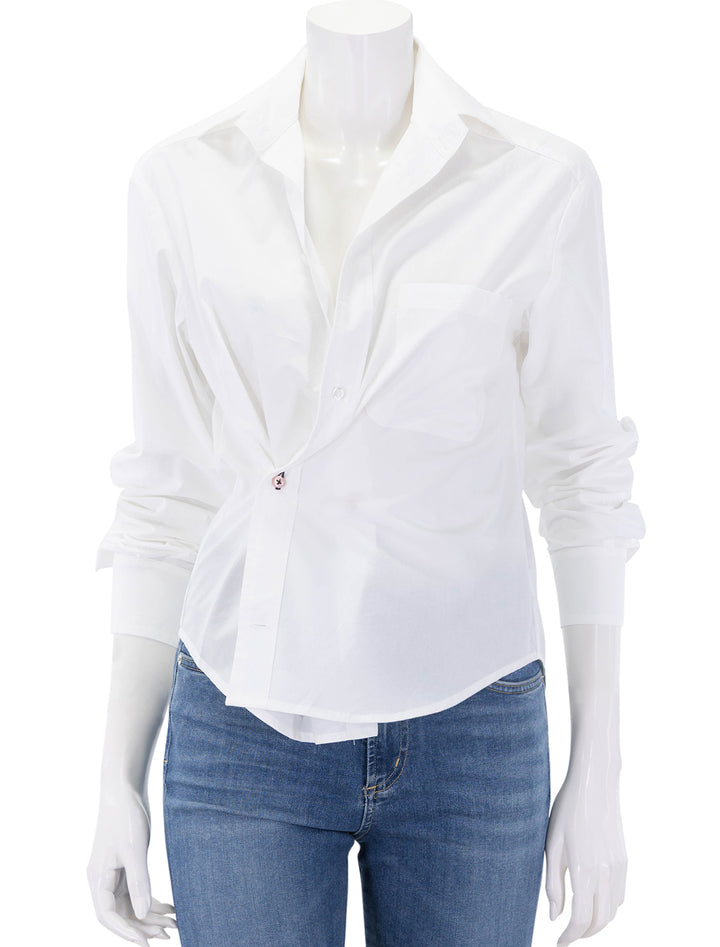 the daily shirt in white