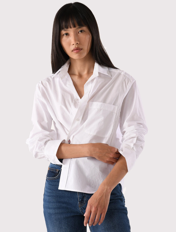 the daily shirt in white