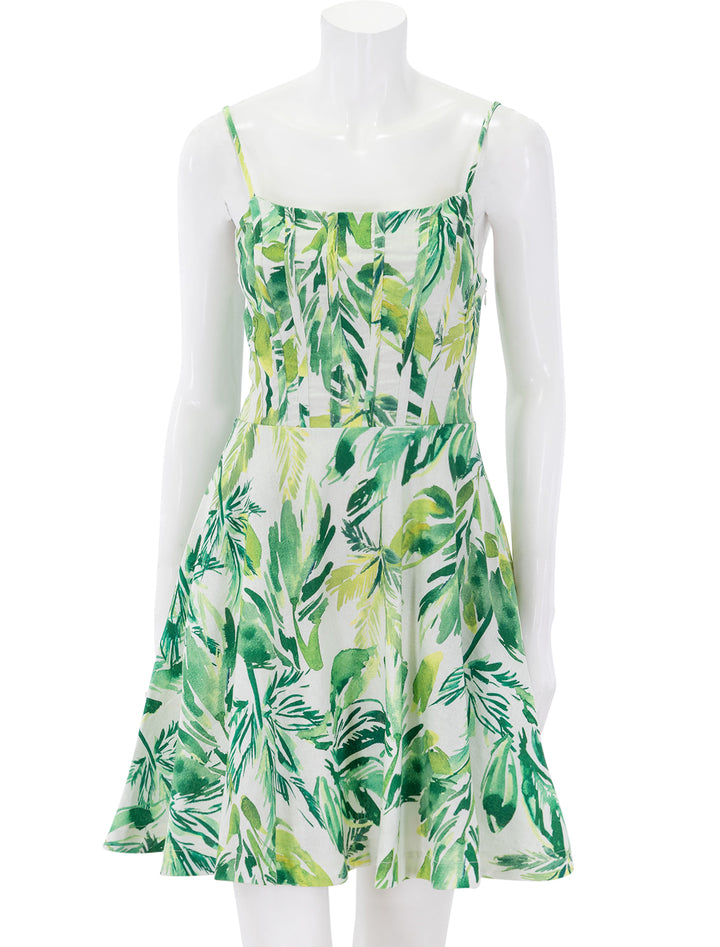 oakley dress in leaf green