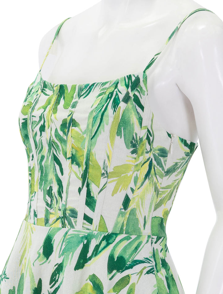 oakley dress in leaf green