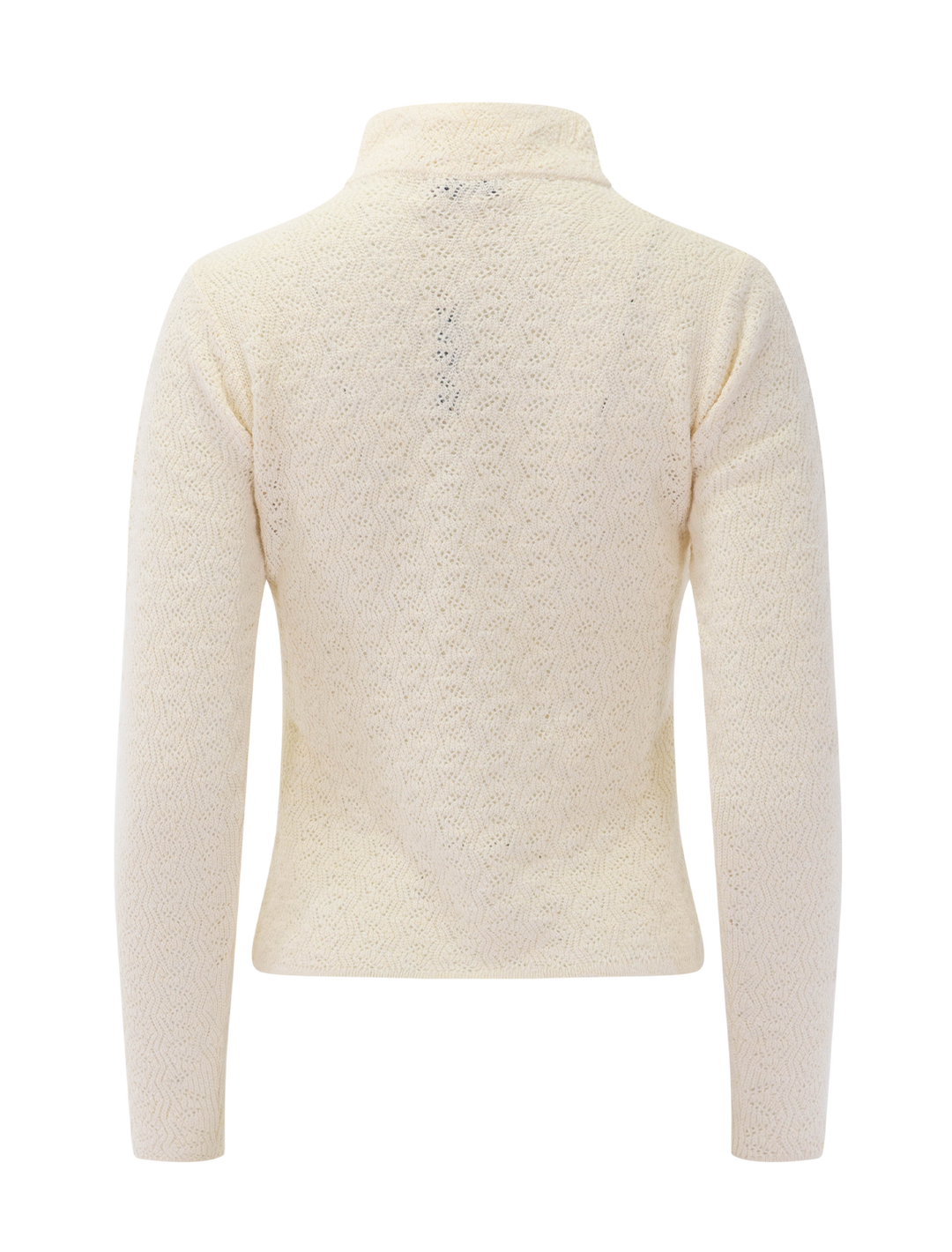 mock neck fine gauge sweater in oat