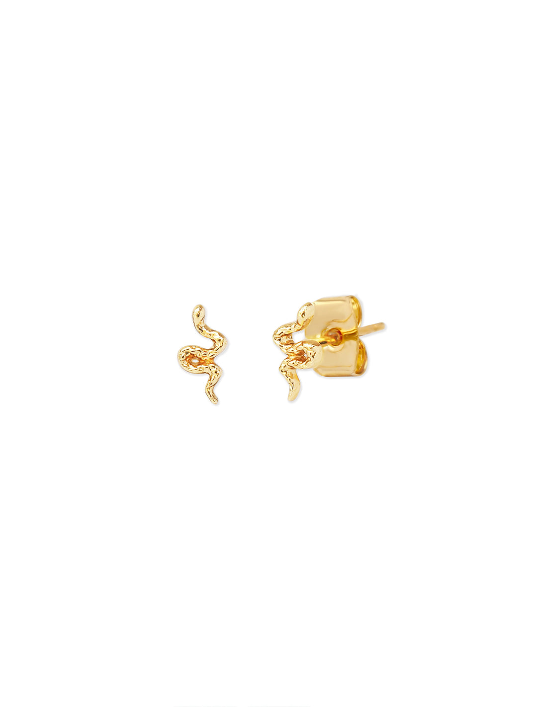 modern snake studs