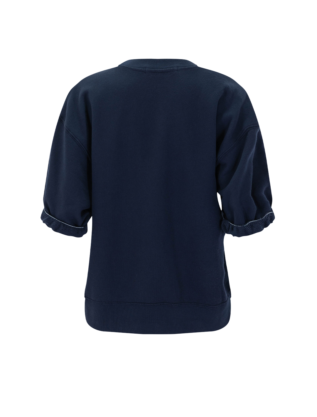 rebecca short sleeve sweatshirt in navy