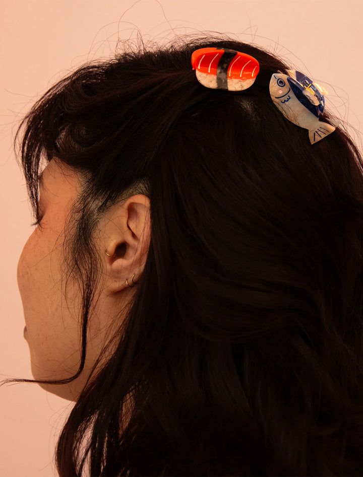 maguro sushi mini hair claw