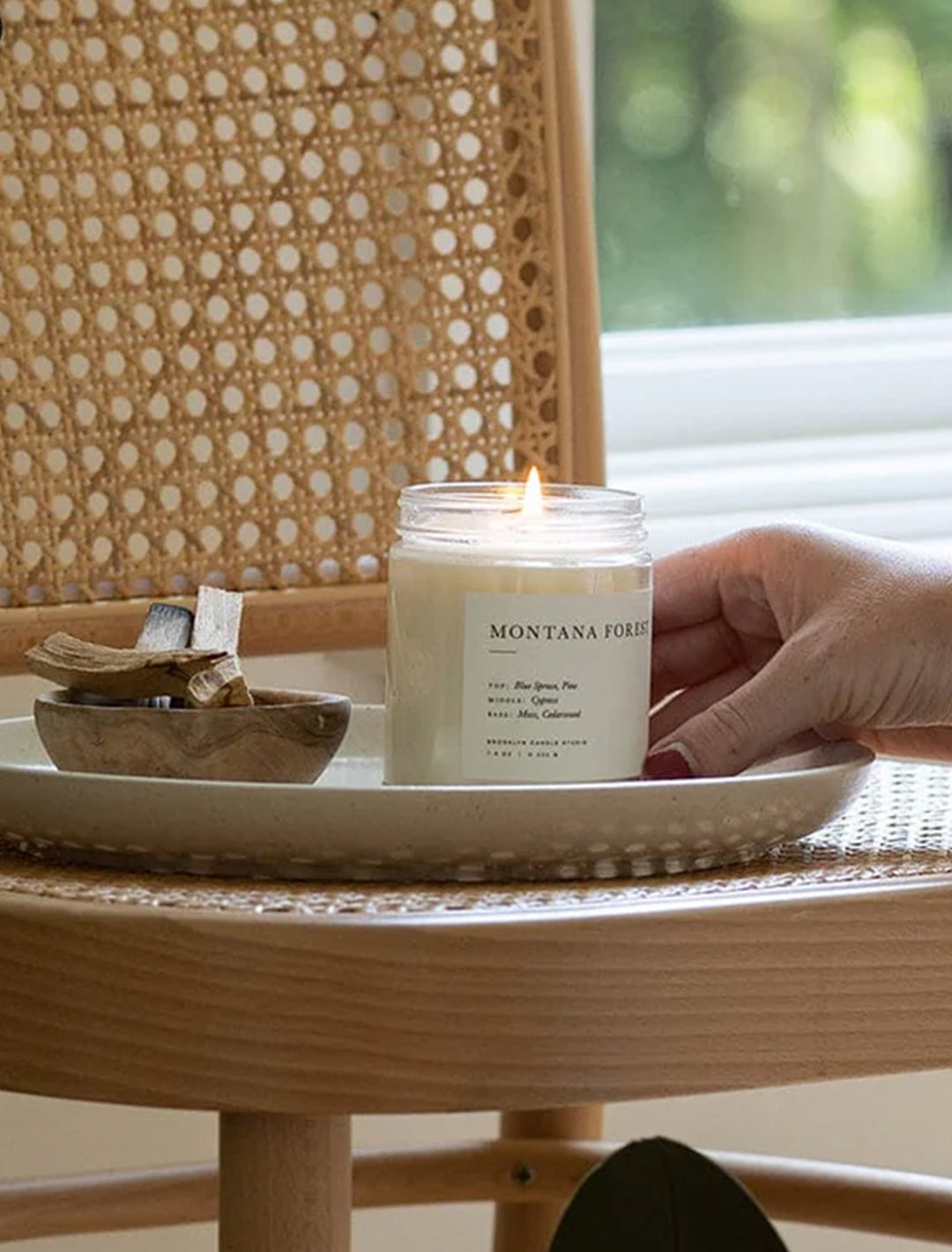 montana forest jar candle