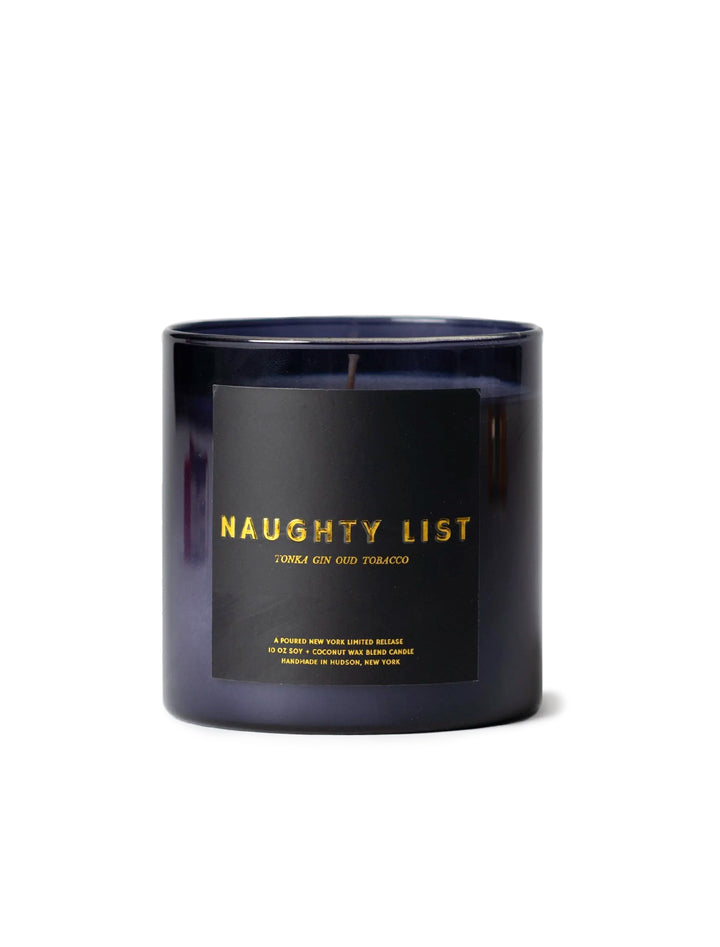 naughty list candle