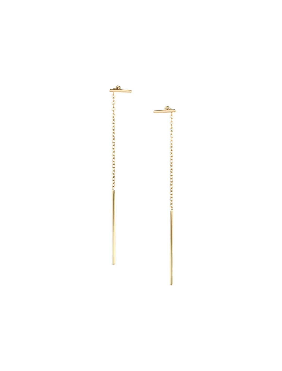 milo threader earrings