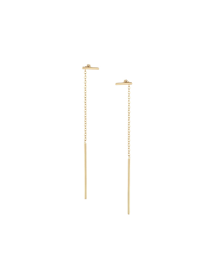 milo threader earrings