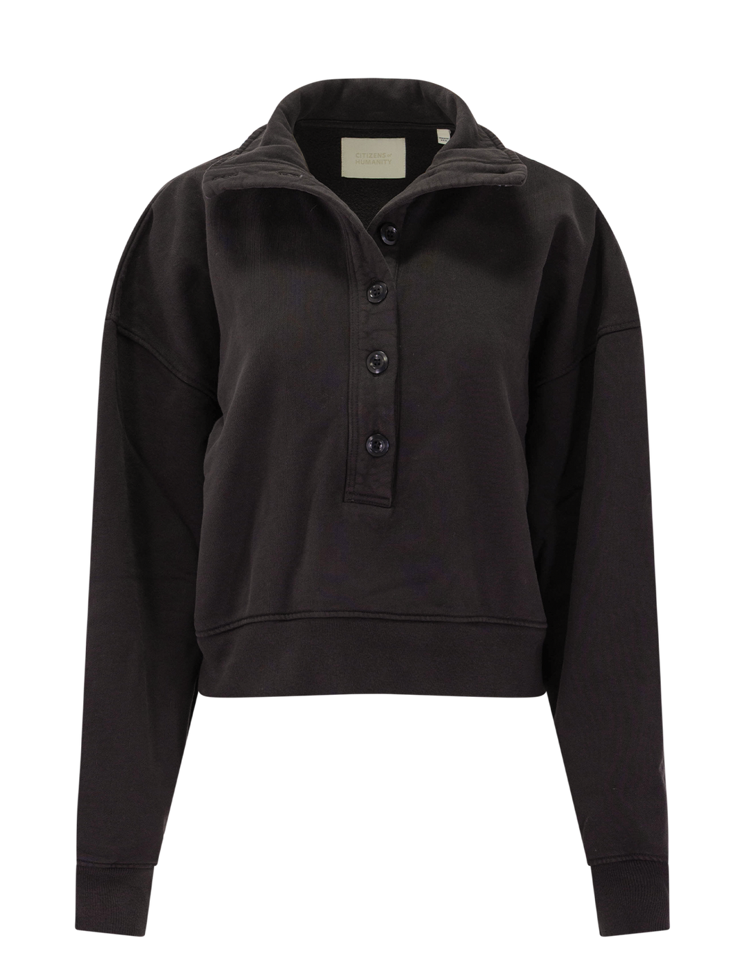 mirelle funnel neck sweatshirt in chocolate