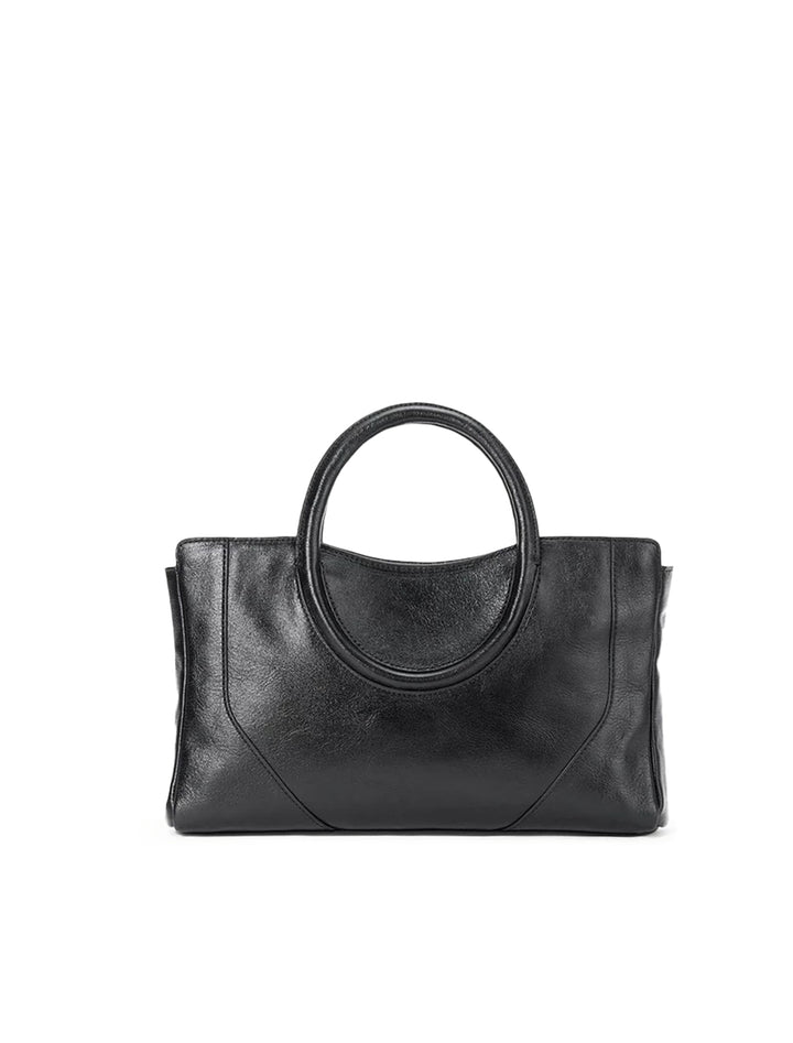 maude mini satchel bag in black