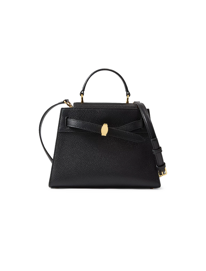 dash top handle bag in black