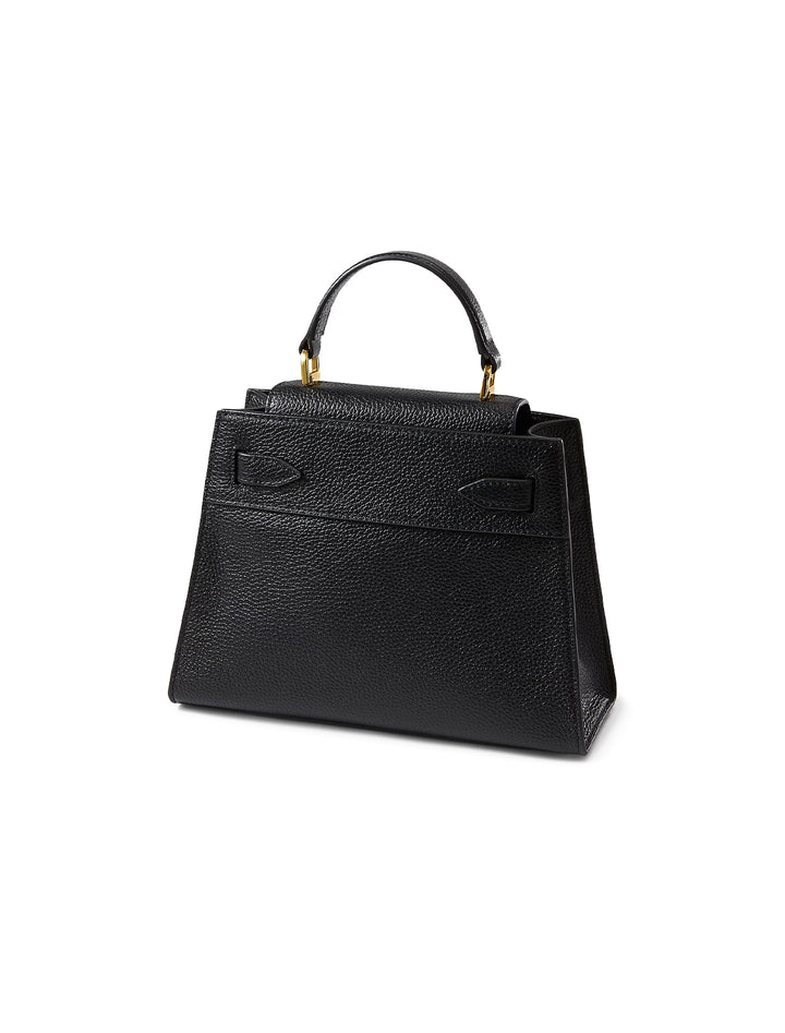 dash top handle bag in black