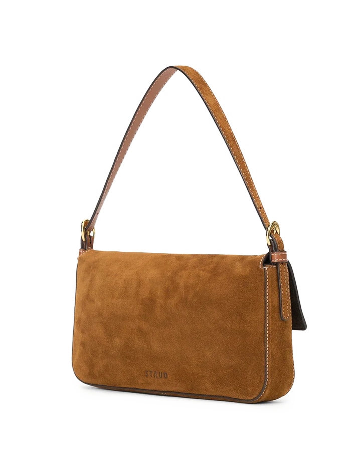 harlow bag in tan suede