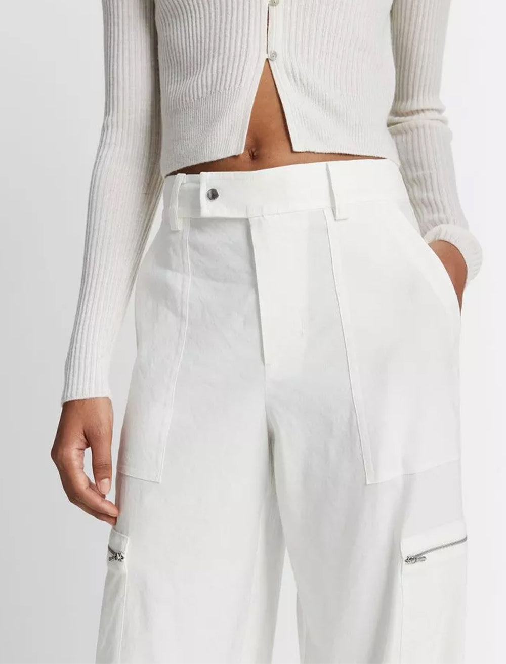 parachute cropped pant in off white (2)