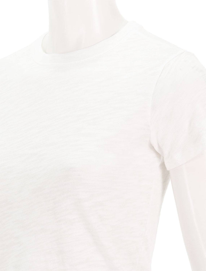 ATM slub schoolboy tee in white - Twigs