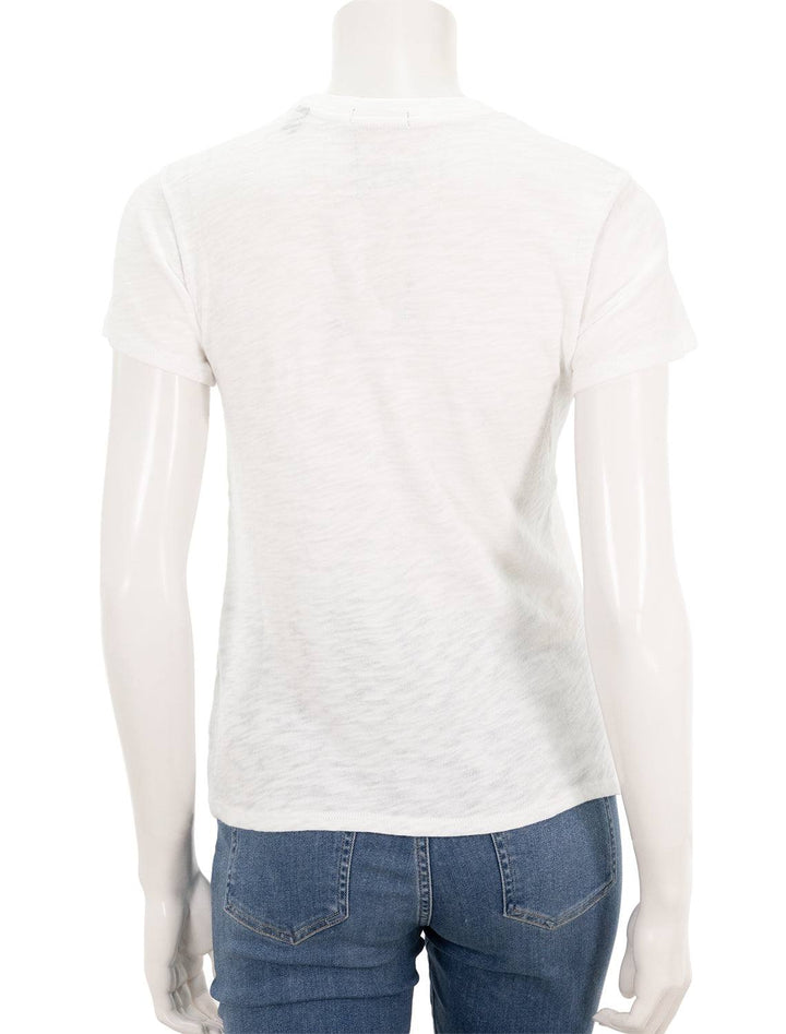 ATM slub schoolboy tee in white - Twigs