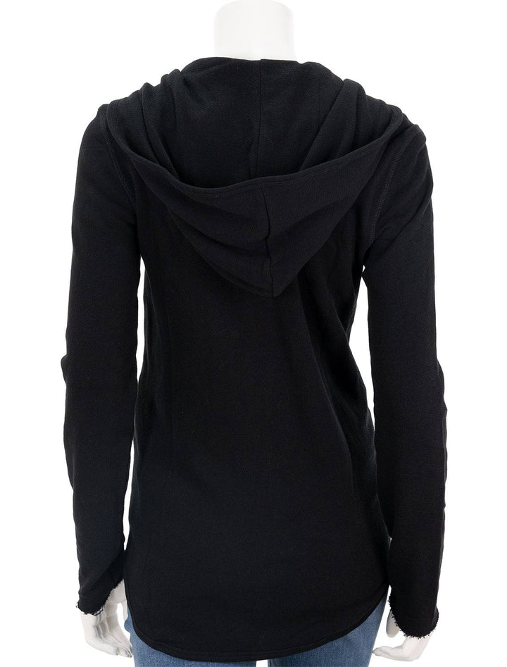 ATM french terry zip-up hoodie in black - Twigs