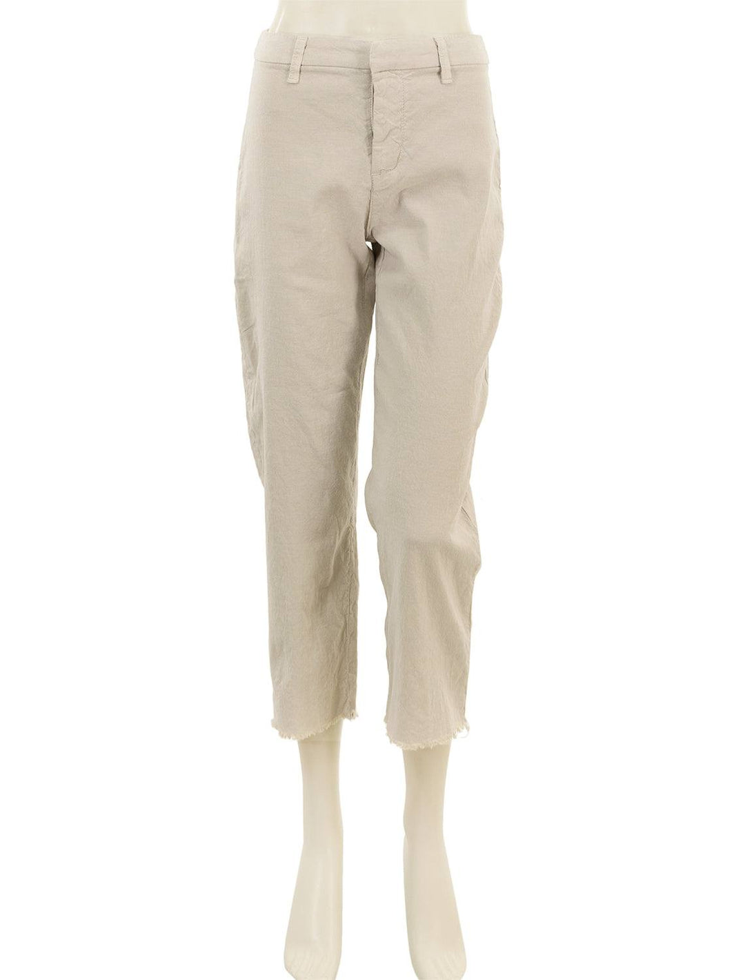 Front view of Frank & Eileen's kinsale pant in cement.