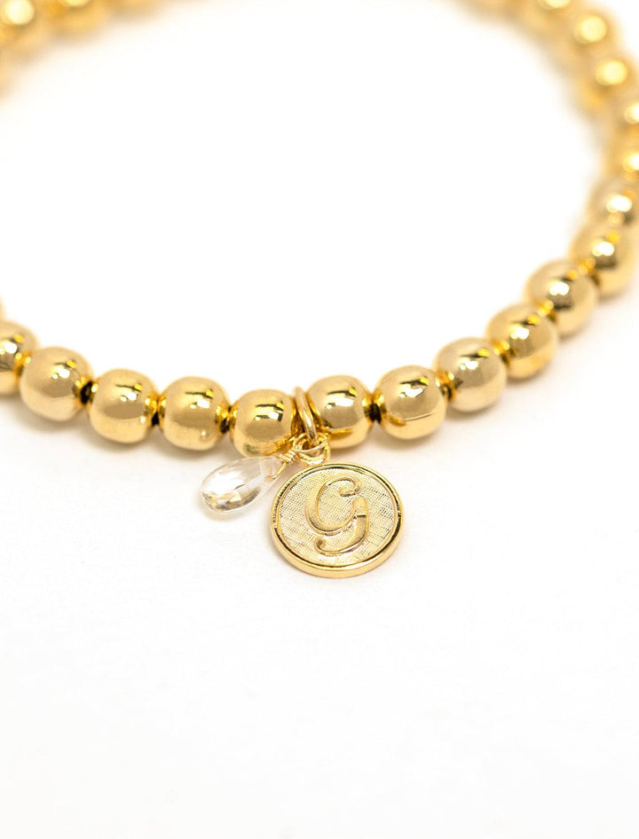 AV Max's beaded monogram bracelet | G.