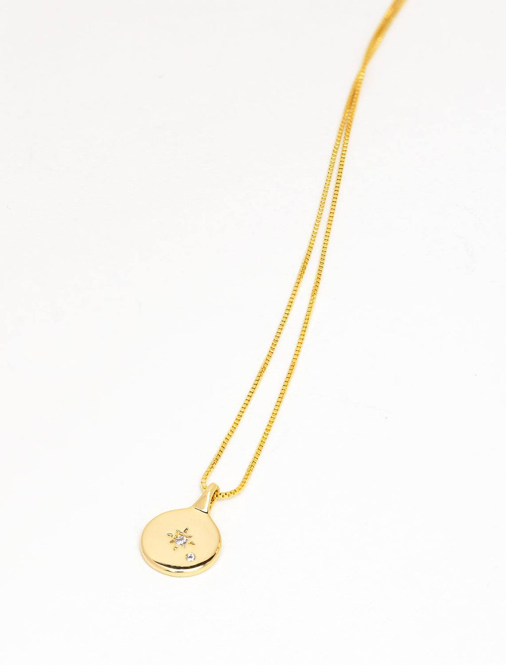 lyra coin necklace in gold (2)
