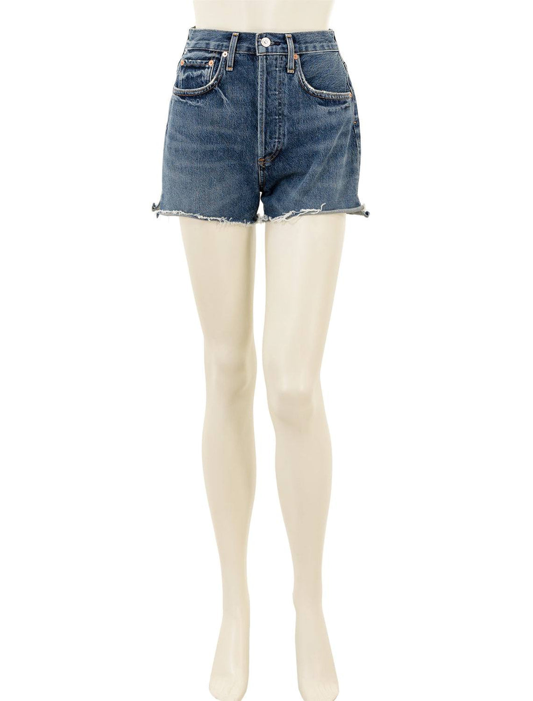 Front view of Citizens of Humanity's marlow vintage short in amaretto.