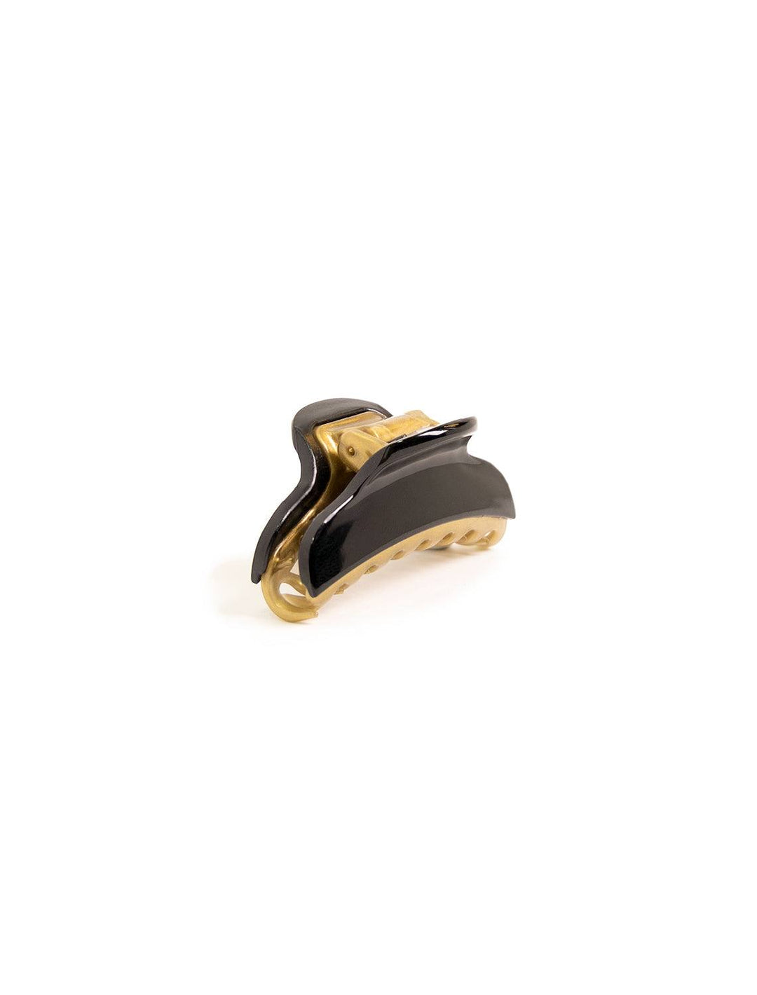 charniere clamp - petite - black & gold
