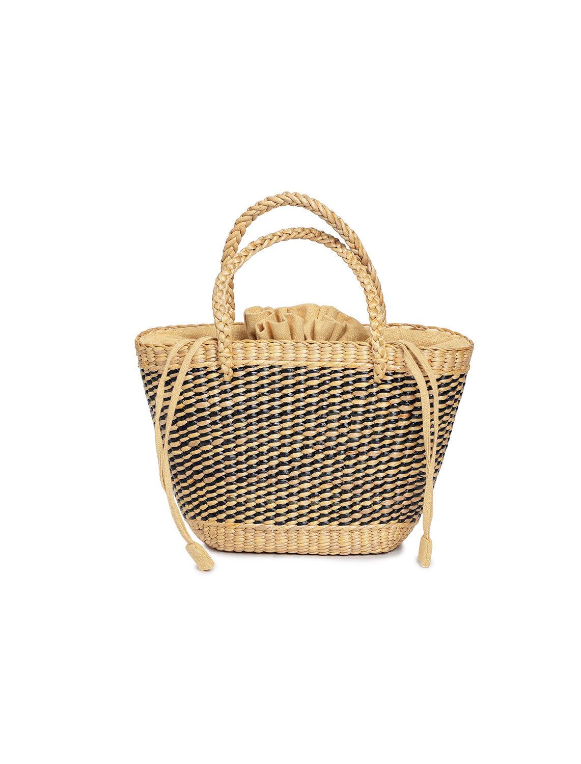 Mango Straw Beach Bag in Natural