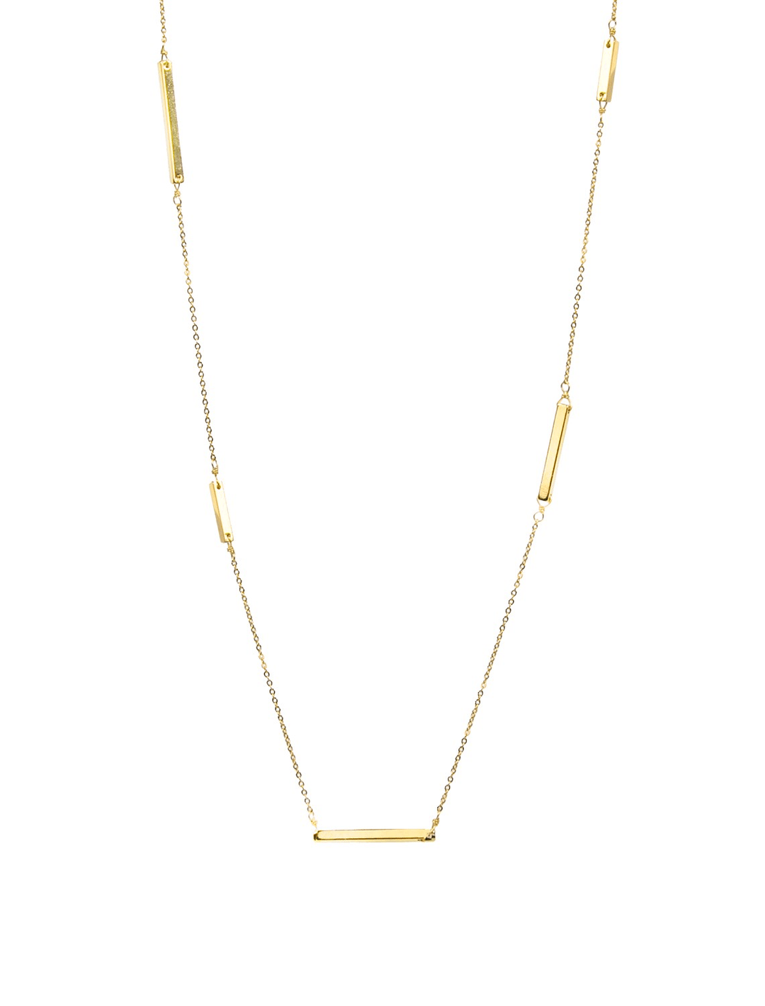av max | bars layering necklace