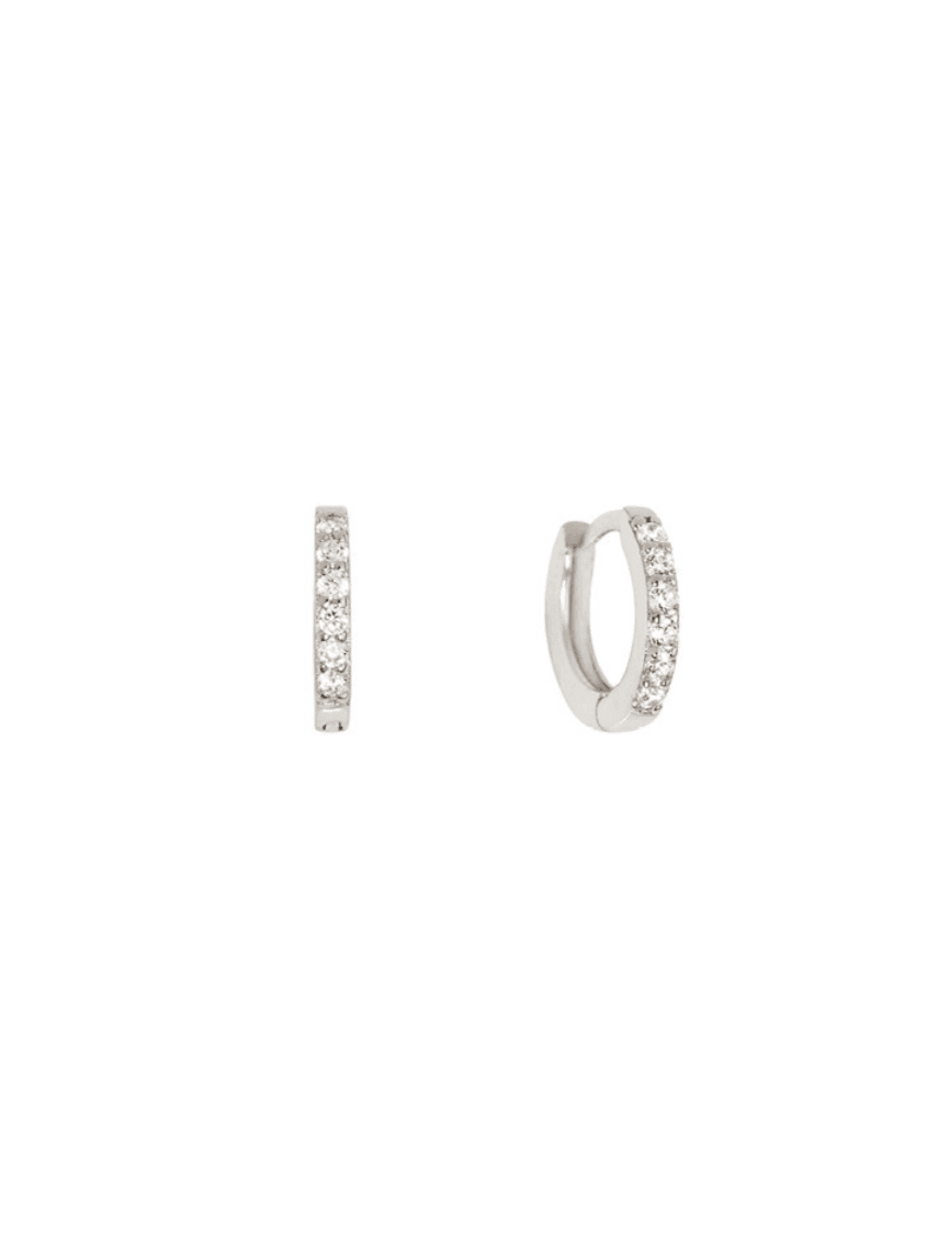 shashi | katerina pave hoops in white gold