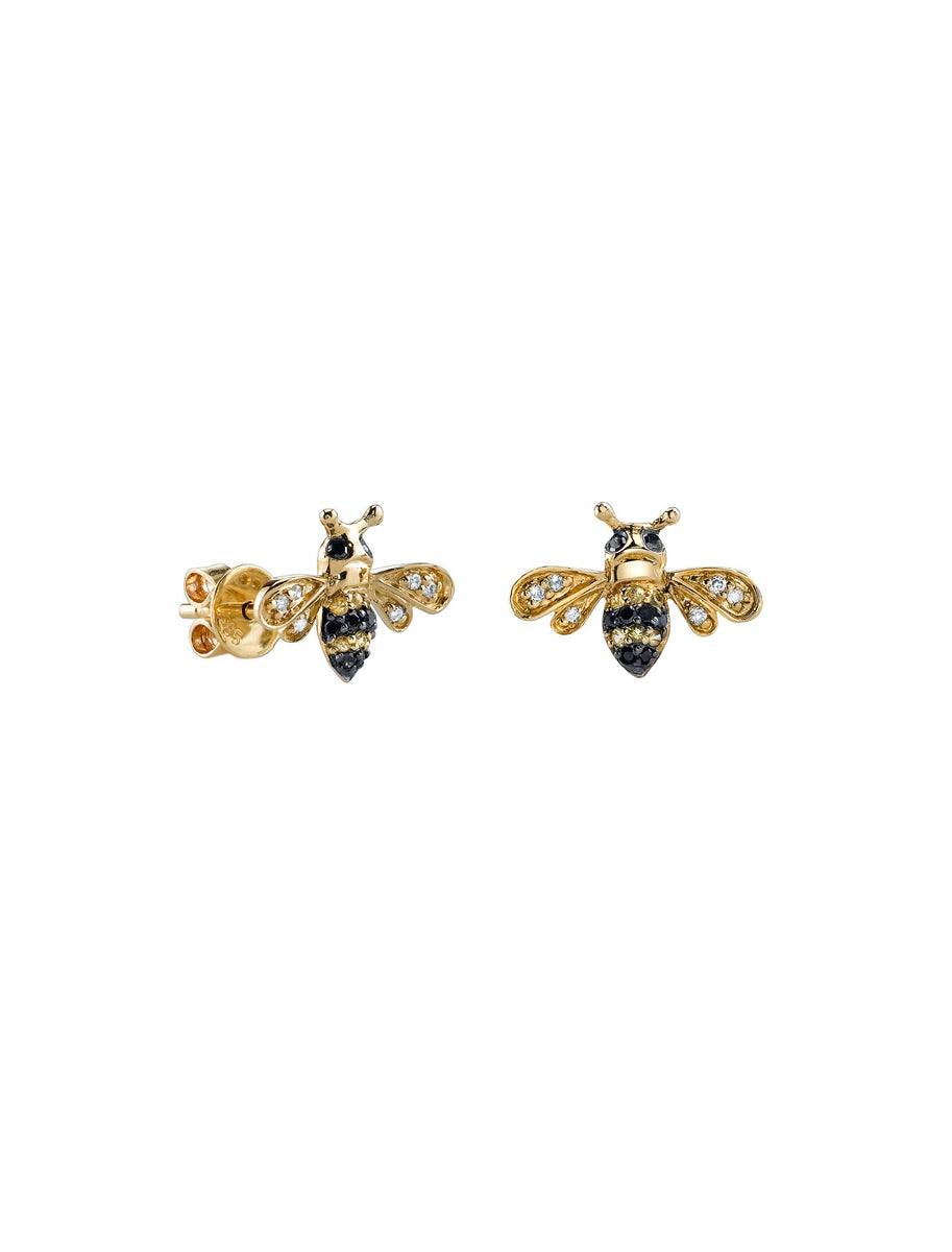 small bee studs