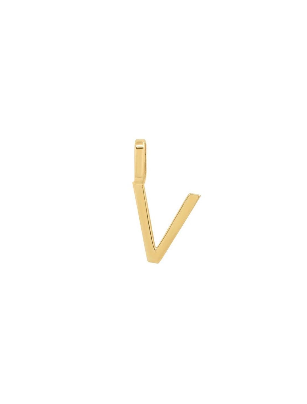 tai fine | 14k initial charm - V