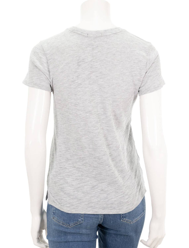 ATM slub school boy tee in heather grey - Twigs