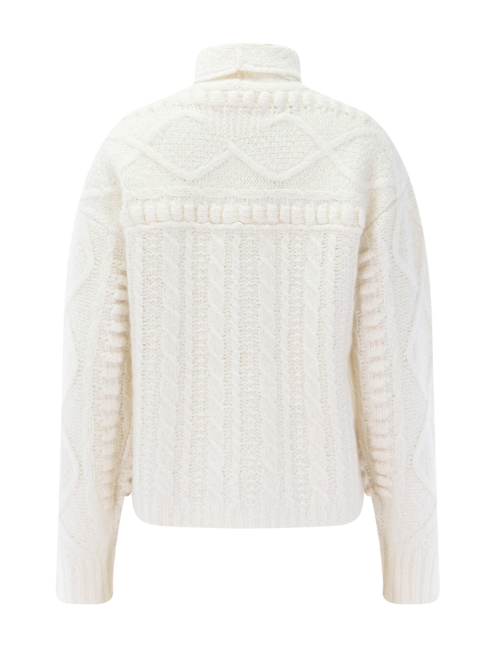 super cloud turtleneck in cream