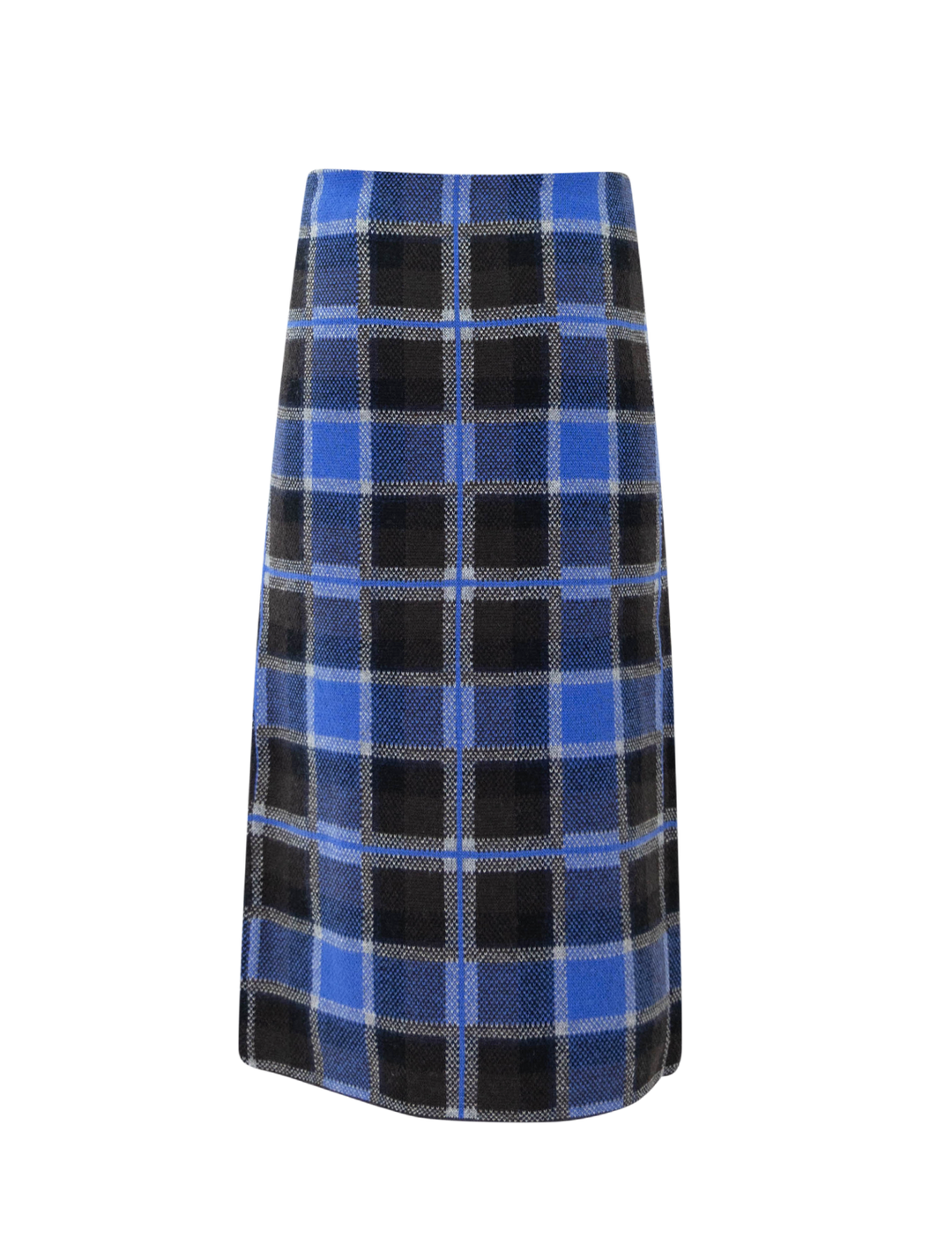 tartan wrap skirt in reservoir combo