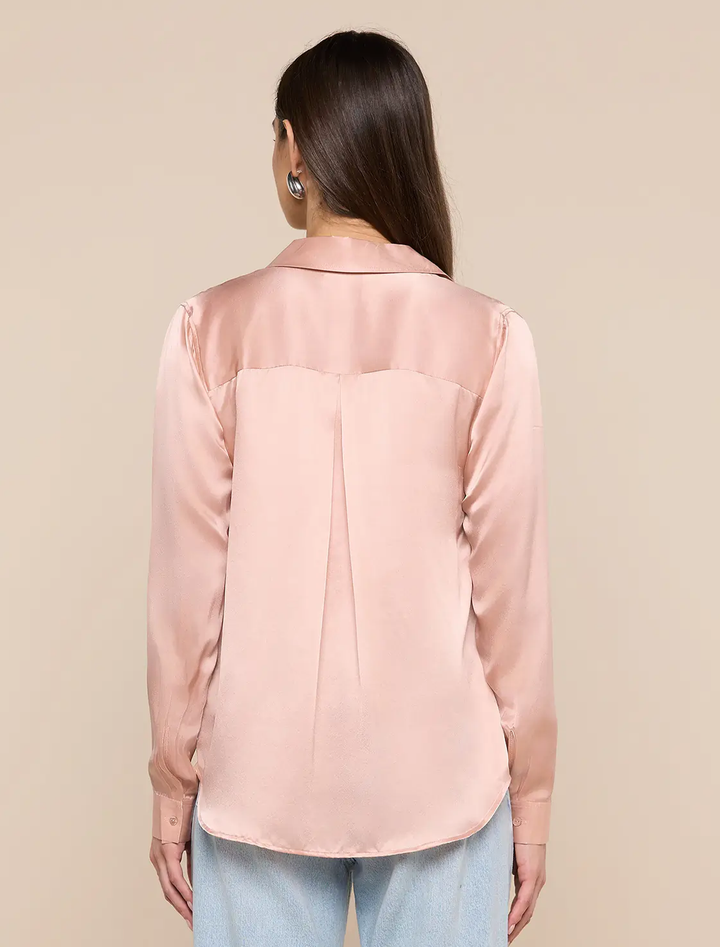 tyler blouse in misty rose