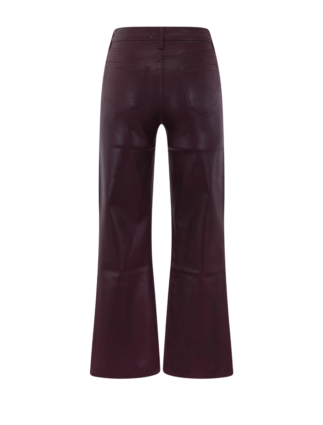 kendra crop flare in sangria coated