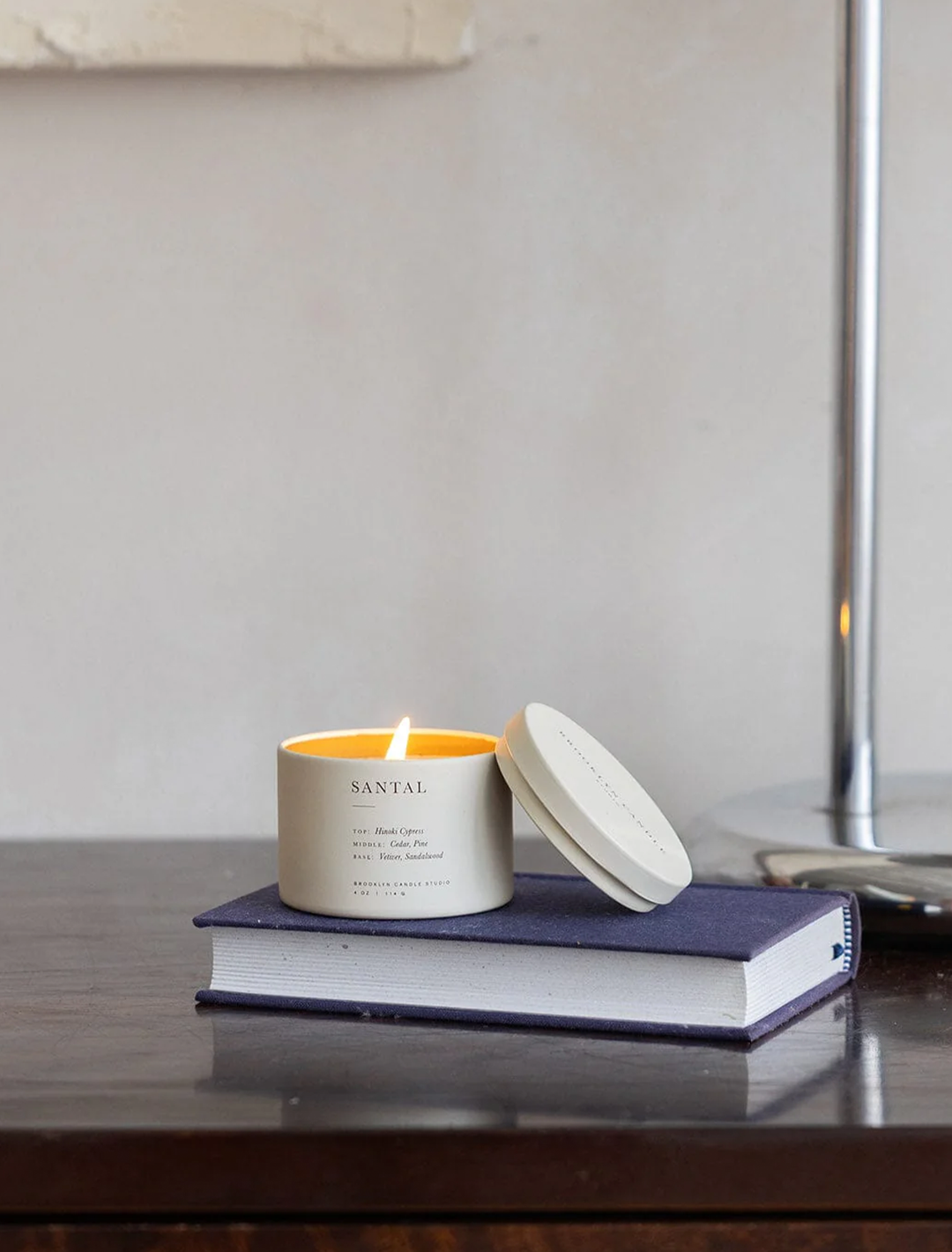 santal travel candle
