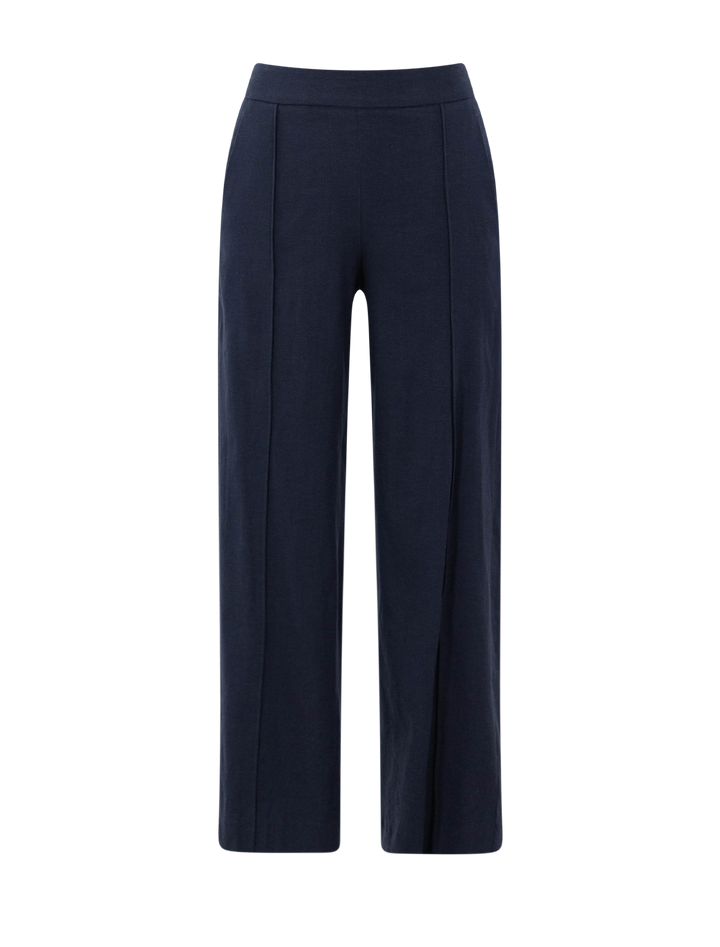 mid rise tapered pull on pant in coastal