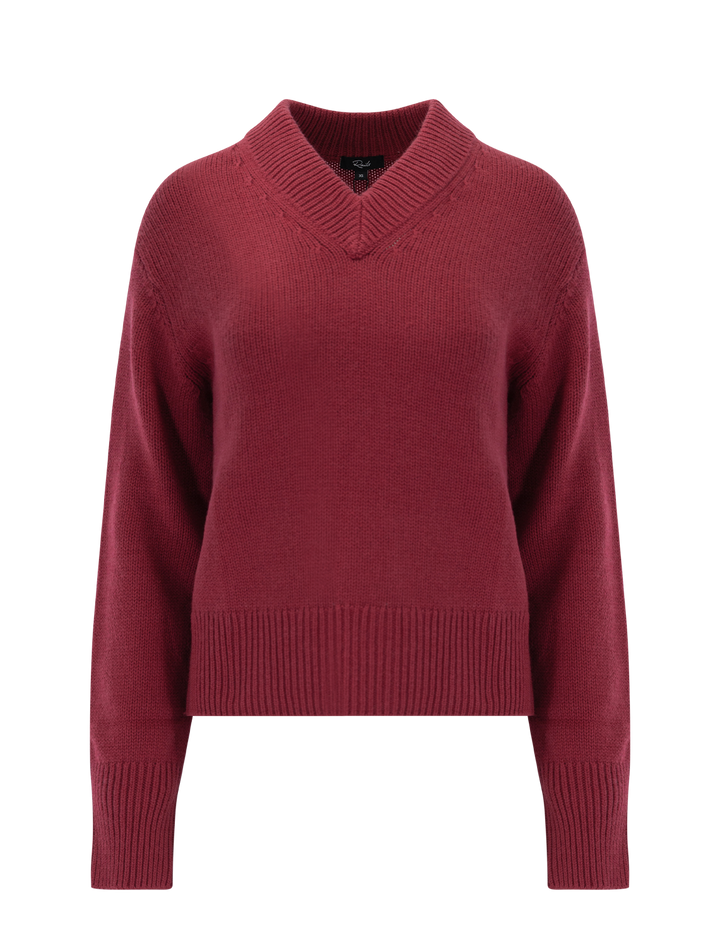 lidya sweater in crimson
