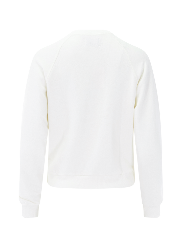 cloud 9 terry sweatshirt in antique white