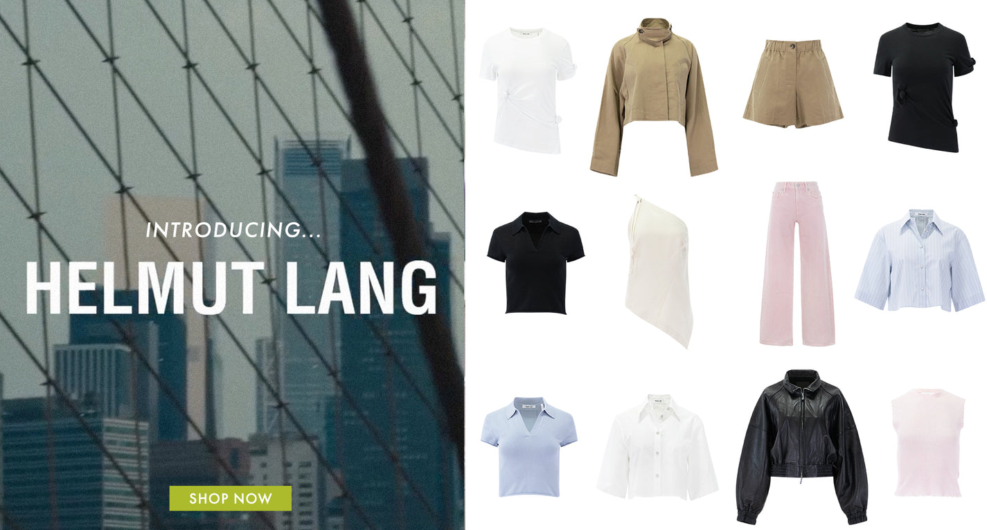 Introducing Helmut Lang. Shop now.