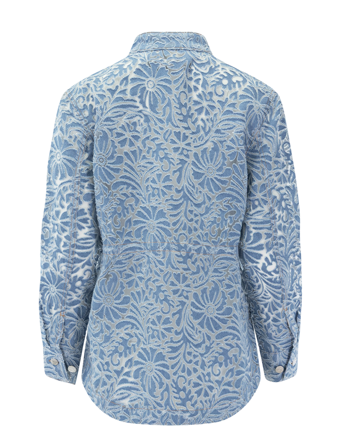 lane jacket with burnout floral
