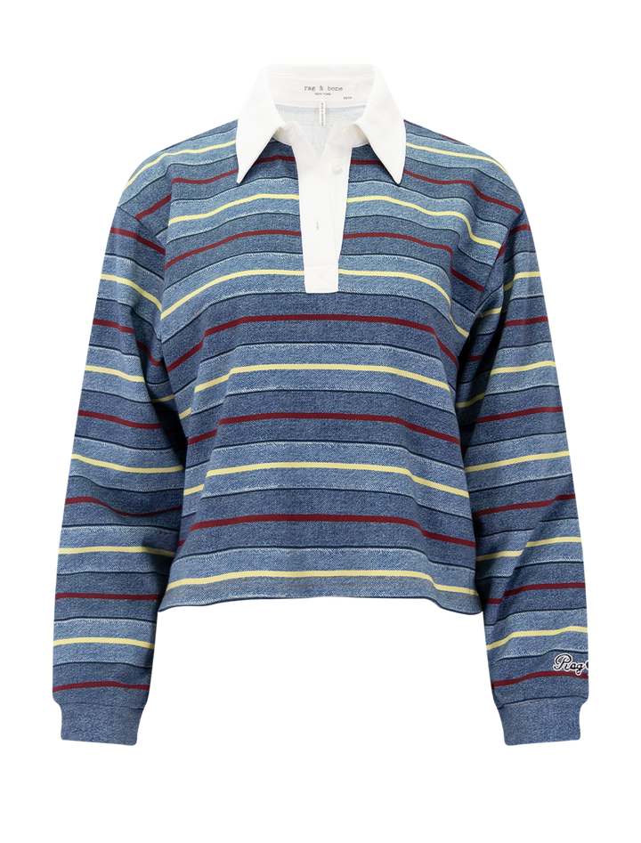 miramar cropped rugby polo